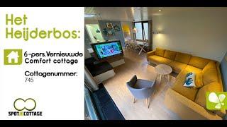 Spot je cottage | Cottage 745 vernieuwde 6 persoons comfort | Center Parcs | Het Heijderbos