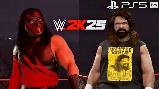 WWE 2K25 PS5 PRO Gameplay | Kane '97 Vs Cactus Jack