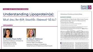 Understanding Lipoprotein(a): What does the AHA Scientific Statement tell us?