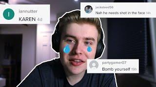 Reading Mean TikTok Comments