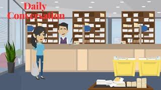 Daily English Conversation Practice  | Speaking naturally| The Post Office