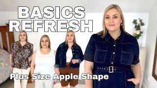 Refreshing my wardrobe basics for summer | plus size apple shape fashion