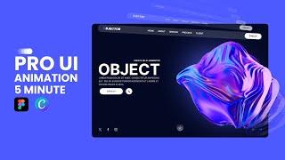 Create Pro UI Animations with Figma & Canva FREE : Easy Tutorial