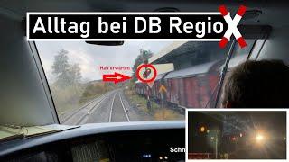 Sonstiger Alltag bei DB Regio | Fernlichtgeblende und mit 160 km/h auf "Rot" zufahren