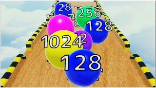 Ball Race, ball run 2048 merge balls rolling run - Gameplay Walkthrough - Max Levels