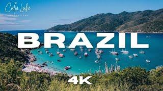 Brazil 4K - Visit Brazil with Aerial Views and Ambient Music | Flying Drone Footage