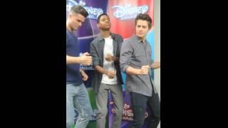 Billy Unger, Spencer Boldman & TJ Williams dancing