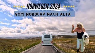 Norwegen 2024 ,unsere Fahrt mit dem Wohnmobil, vom NORDCAP  bis nach  ALTA  ⭐️⭐️⭐️