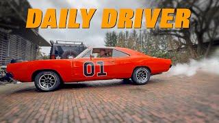 Daily Driver '69 Charger - my famous General Lee #dodgecharger #mopar