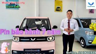 Xe Ô tô điện Hồng Quang Mini EV bảo hành pin bao nhiêu năm?giá rẻ nhất Bình Dương