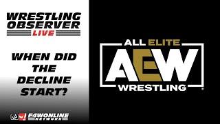 When did AEW's decline start? | Wrestling Observer Live