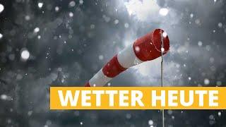 Wetter heute: Turbulenter Wochenstart - Sturm, Regen und Schnee (23.12.2024)