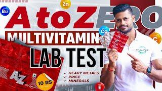 A to Z MULTIVITAMIN REVIEW WITH LAB TEST REPORT || PASS OR FAIL ?? #review  #health  #fitness