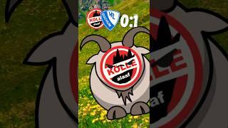 1. FC Köln schlägt in den Schlussminuten VFL Bochum 2:1 darauf den Ziegensong #animation #ziegensong