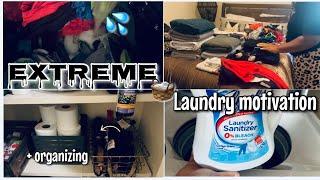 STAY AT HOME MOM OF 3 WEEKLY LAUNDRY ROUTINE // CLEANING MOTIVATION