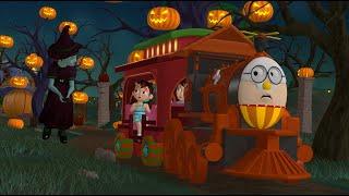 Halloween Party with Humpty the train 2024 | Halloween magic with kids | Humpty train |#kidsvideo