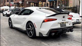 Loud GR Supra with Akrapovic Exhaust