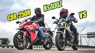 Honda CBR 250R Vs Bajaj Pulsar NS400Z Drag Race