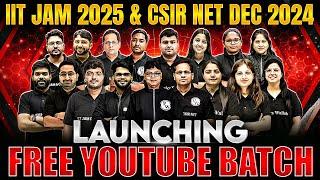 IIT JAM 2025 & CSIR NET : Launching New Batch - YouTube Free Batch| PW