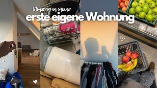 ich ziehe in meine erste eigene Wohnung!!  // Umzug, Ikea Einkauf, Möbel aufbauen, streichen &&&