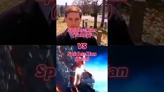Spider-Man (Tobey) Vs Spider-Man(Tom)#shorts #marvel #dc