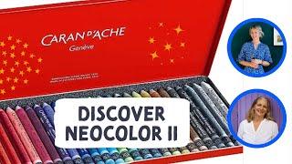 Caran d'Ache Neocolor II: how to use these crayons in urban sketching.