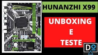 Huananzhi x99 8m Gaming unboxing e teste com xeon e5 2620 v3