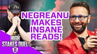 Daniel Negreanu Reads Phil Hellmuth Like an Open Book on High Stakes Duel!