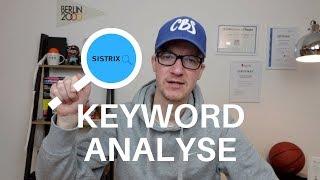 RANKING CHECK und KEYWORD ANALYSE mit SISTRIX Toolbox #SEODRIVEN #153