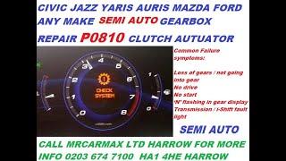 P0810 P0909 I-SHIFT semi auto gearbox HONDA jazz civic TOYOTAYaris Auris clutch actuator P19FF P19E6