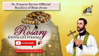 Rosary in Konkani (Ters)  Basilica of Bom Jesus  Thursday 11 July 2024