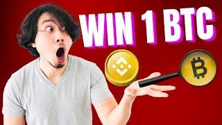 HOW TO WIN ONE BITCOIN FROM THE BINANCE BITCOIN BUTTON GAME