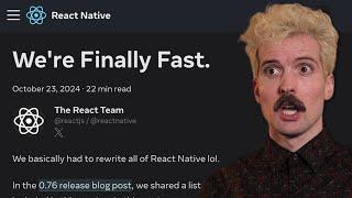 React Native Just Got 550% Faster