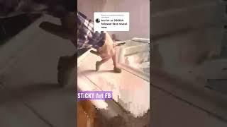 Sticky art FB Face Reveal  #facereveal #myyoutuberecipe #fingerboarding