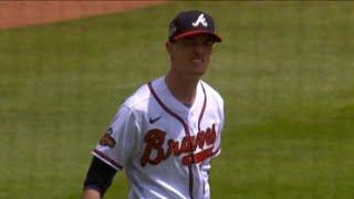 Max Fried hit by Nelson Cruz line drive: 4/13/2022