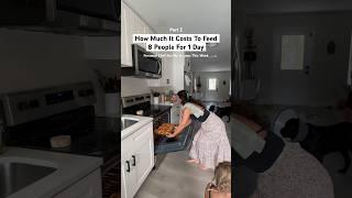 How Much It Costs To Feed 8 People For 1 Day #hosting #foodcost #cookingathome #sahm #largefamily