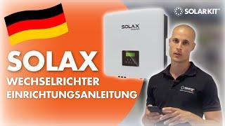 SolaX Wechselrichter Installation - Ein Schritt-für-Schritt-Anleitung