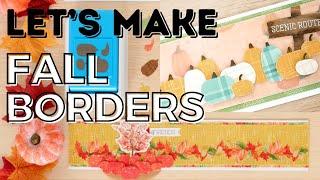 Creative Memories FALL border tutorial using the Autumn Cottage Colection!