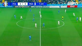 Italy vs France [1-3] | UEFA Nations League 2024 | Full Match LIVE Now