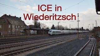 ICE auf Abwegen in Leipzig-Wiederitzsch