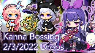 [GMS Reboot] Kanna Bossing Drops Highlight (Week of 2/3/2022)