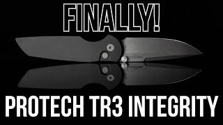 The Long Wait is Finally Over!!! - Protech Knives TR3 Integrity Manual Button Lock