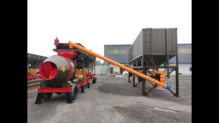 Mobile concrete batching plant