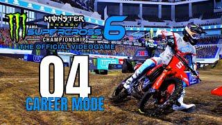 Monster Energy Supercross 6 Career Mode | 04 | GIVING THE AI A HEADSTART | HRC |  PS5