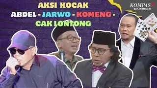 Aksi Kocak Cak Lontong, Cing Abdel, Komeng dan Jarwo Sampai Kuis untuk Para Menteri