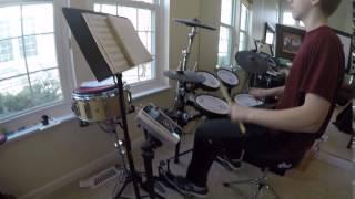 Lucas - practicing blast beats