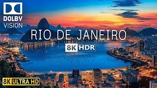 RIO DE JANEIRO, BRAZIL  8K HDR 60FPS DOLBY VISION: Brazil's Vibrant City With Soft Piano Music