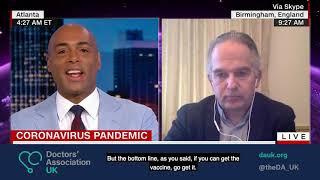 Dr David Nicholl on CNN 24/01/21