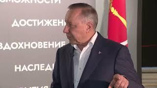 Александр Беглов и помощник президента РФ Максим Орешкин провели встречу на ПМЭФ-2024