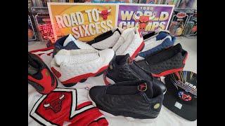 Air Jordan 13 OG collection and 1998 Chicago Bulls last dance